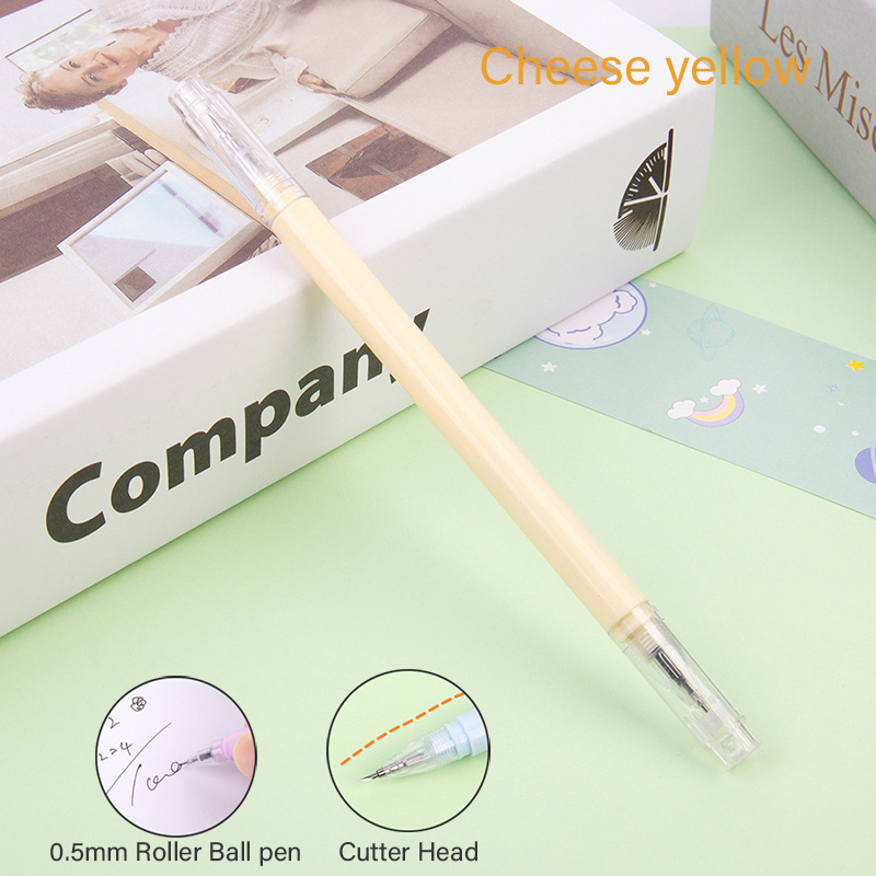 1pc Double-ended Cutting Carving Tool For DIY Handcraft Drawing Scrapbooking  Tools And Swappable With Pen