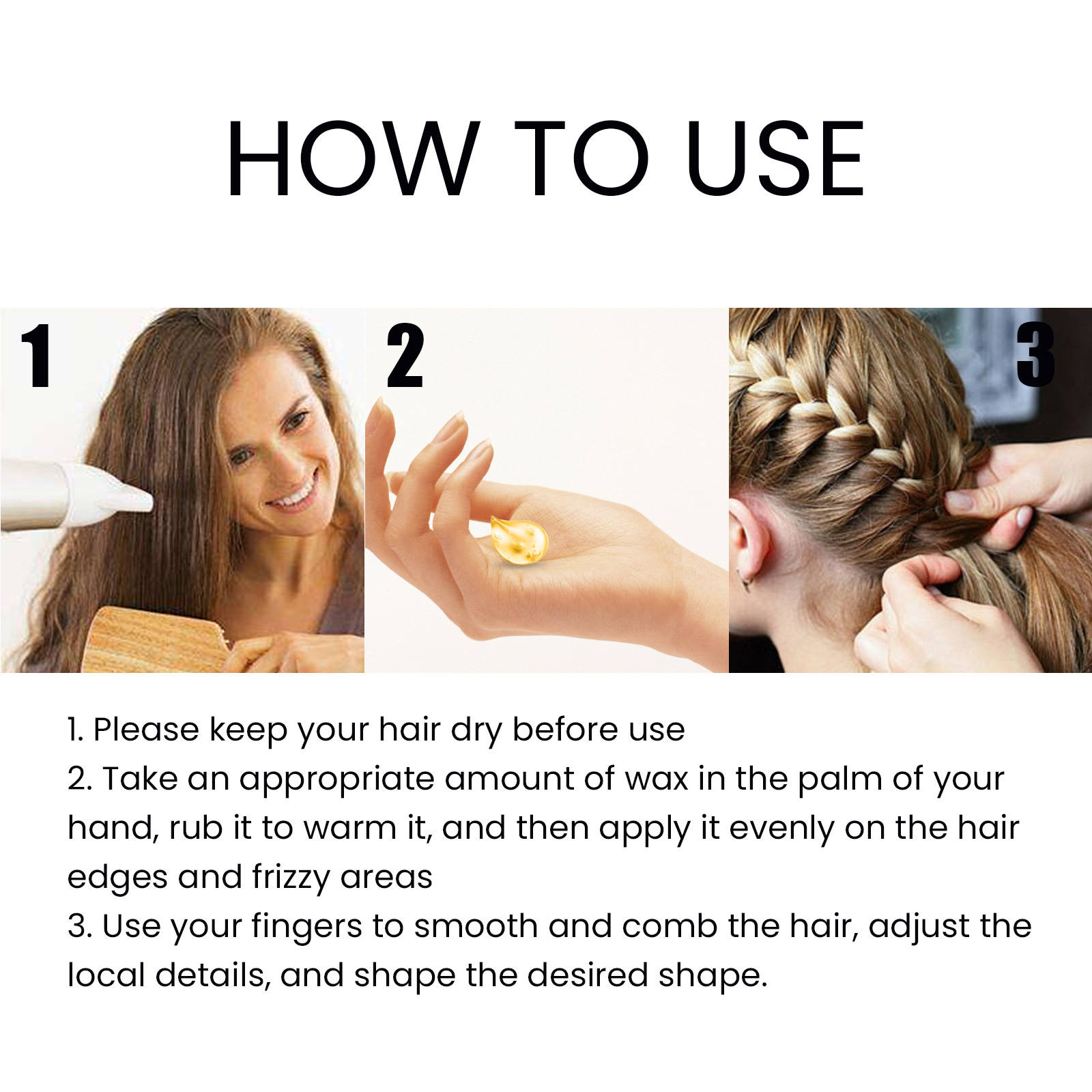 Dirty Braid Gel Hair Wax for Long-Lasting Shaping