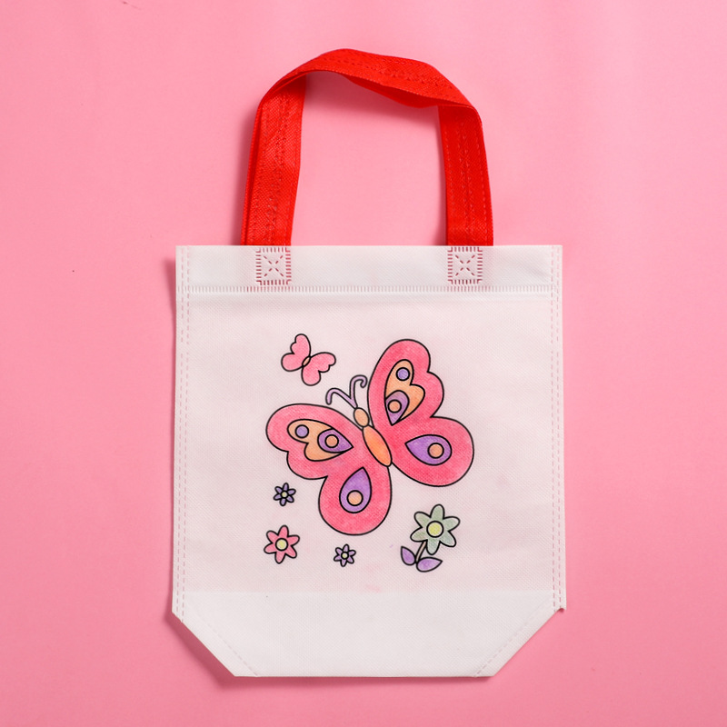 DIY Colouring Non Woven Bag Set - Cartoon Design – One Dollar Only