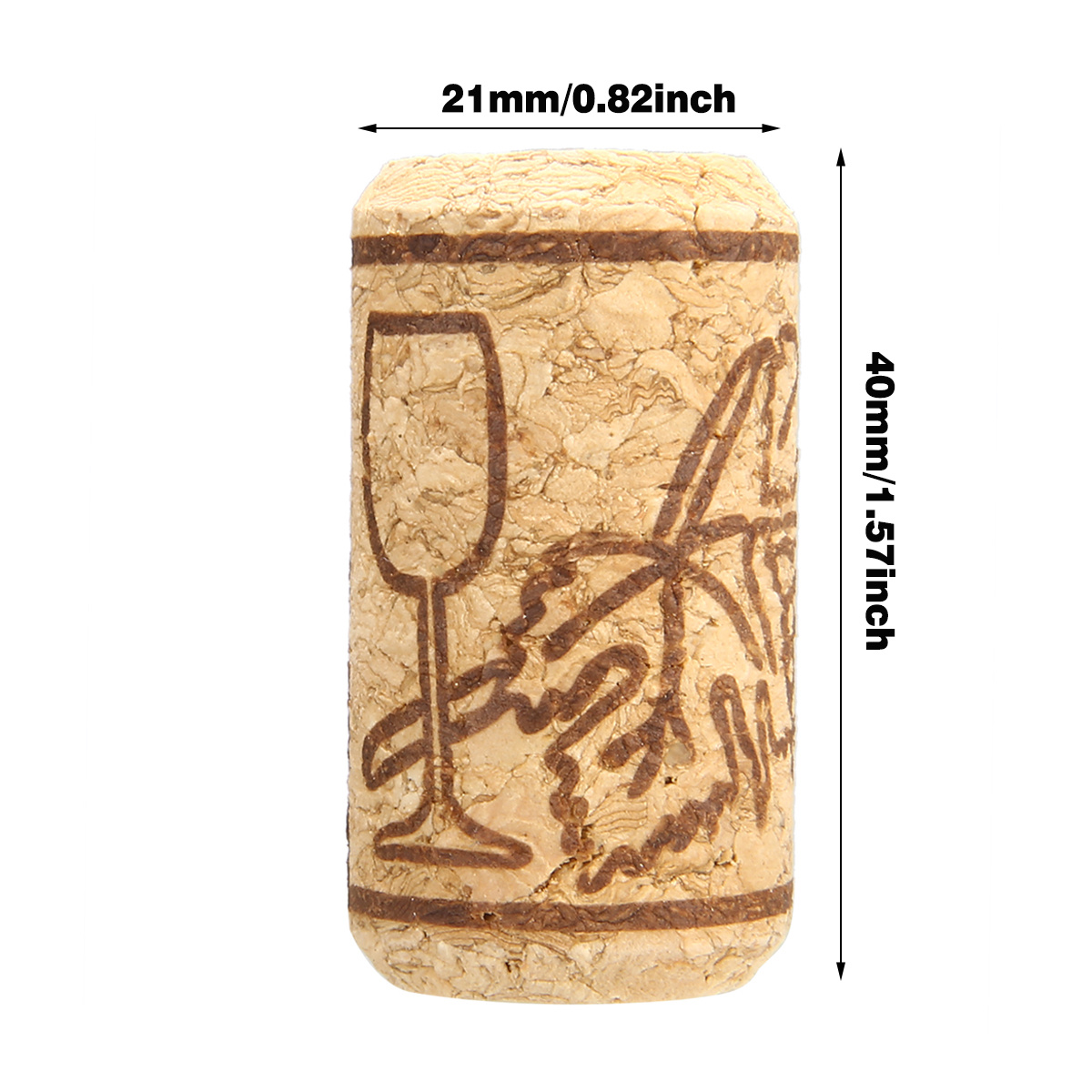 100pcs wine corks bungs beer diy wine bottle sealing stopper bungs plug 0 8x1 6 home brewing wine bottle cork bungs supplies details 2