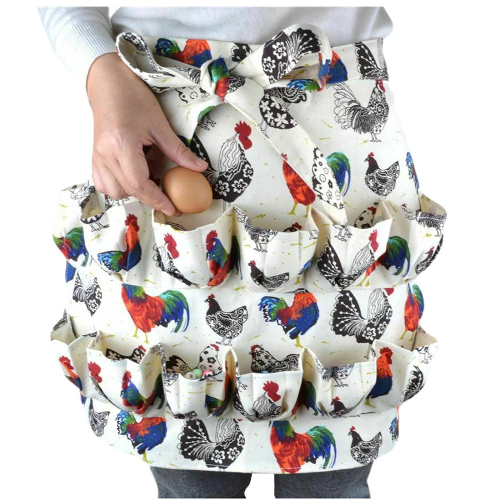 Egg Collecting Apron Egg Picking Multi pocket Apron Goose - Temu