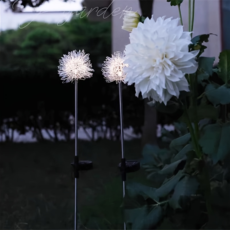 Led garden online stakes