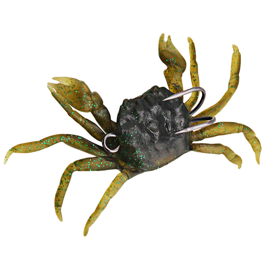  MOTZU Set of 10 Artificial Crab Baits, 3D Simulation
