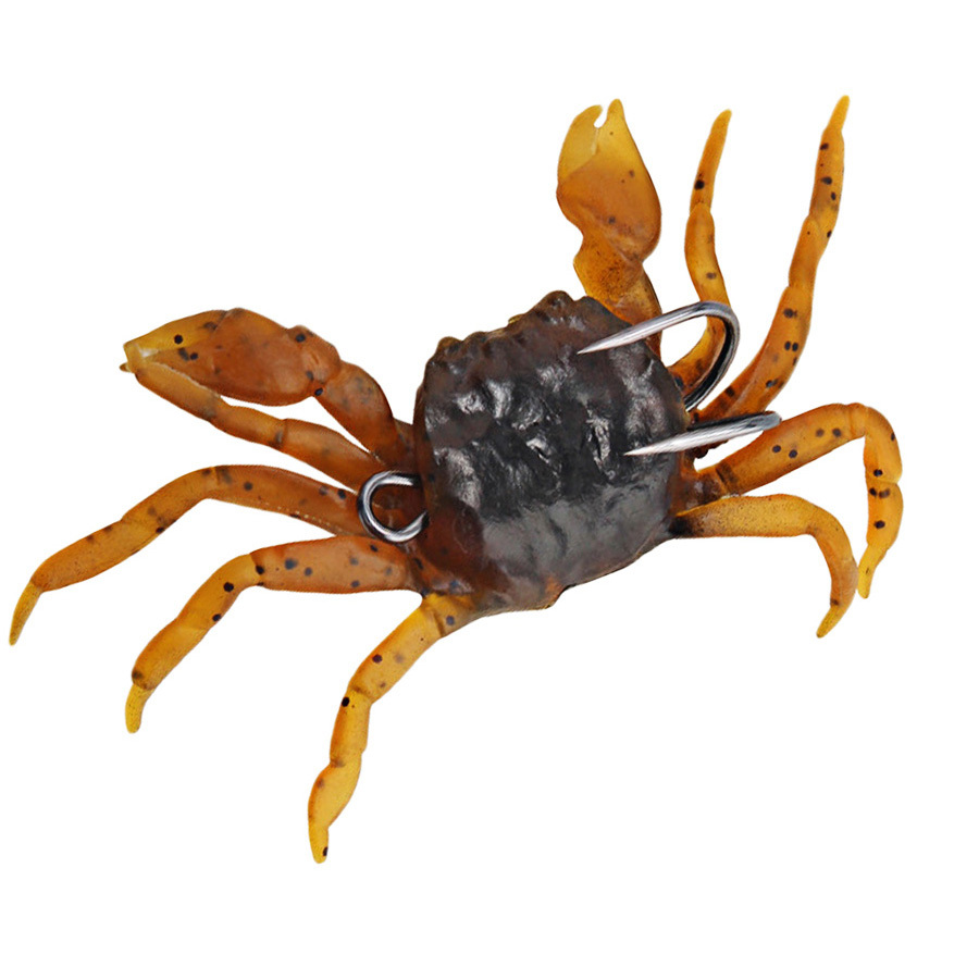 12 Pcs Crab Fishing Kit,Simulated Crabs Baits Artificial Fish Lures Tackle  N7V8