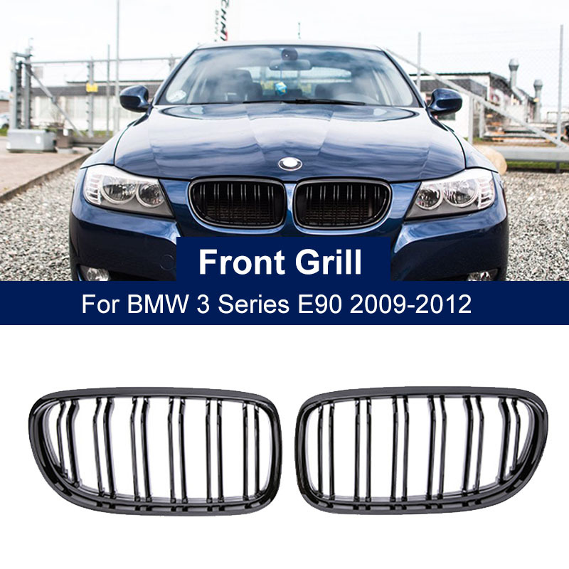 Car Front Kidney Grille Grill Double Line For E90 E91 - Temu Germany
