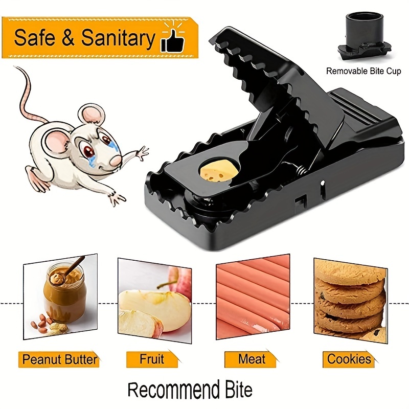  Mouse Trap, Mice Traps That Work Best Snap Traps for Small Mice  and Mouse Outdoor Indoor Quick Kill and Reusable Mouse Traps 6 Pack :  Patio, Lawn & Garden