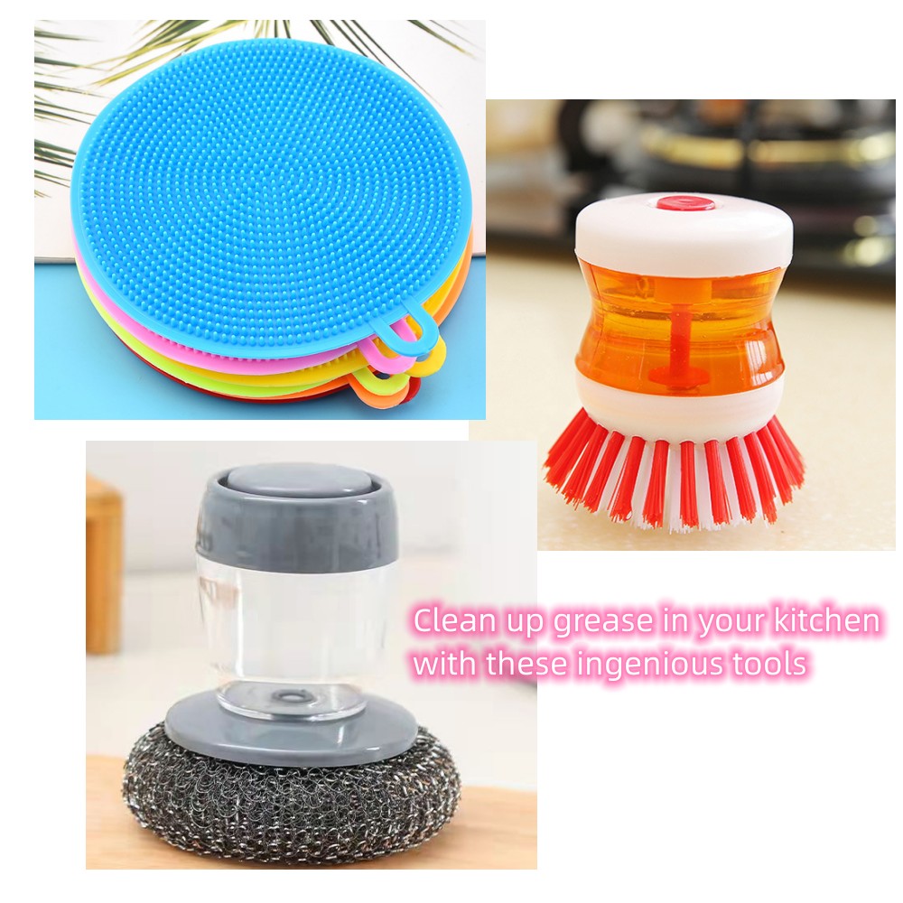 Pot Brush With Soap Dispenser, Mini Dish Brush With Holder, Plastic Scrub  Brush, Scrubber, For Cleaning Pots, Pans, Dishes And Kitchen Sink, Kitchen  Gadgets, Kitchen Accessories - Temu
