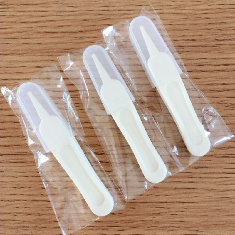 Pince De Nettoyage Du Nez - Bébé Brucelles 4Pcs Tête Ronde À Épiler 10  Boules Coton Stériles