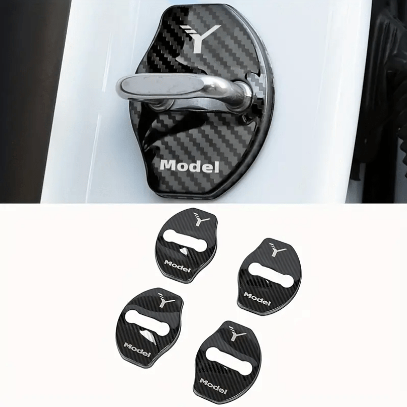 Door lock covers (4x) for the Tesla Model 3/Y – Shop4Tesla