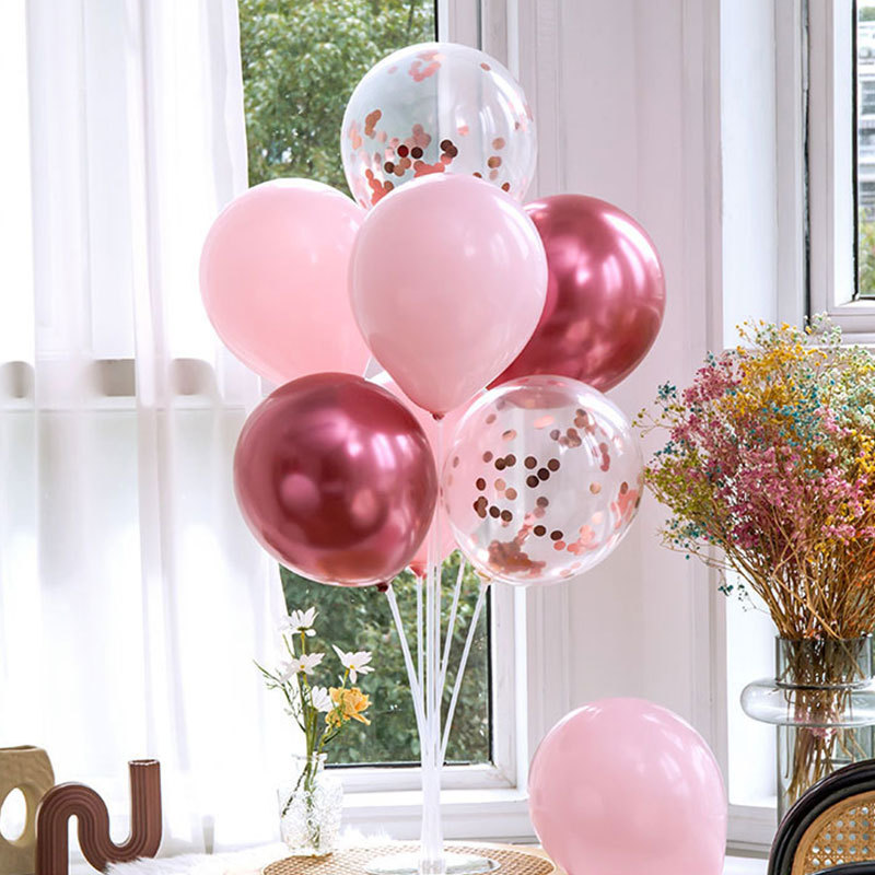 Globos de helio, 4 piezas de globos de aire caliente, centros de mesa para  mesas, globos de aluminio, globos de bebé, decoraciones de fiesta de