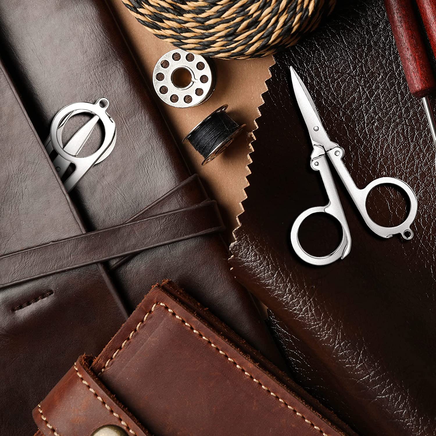 Portable Mini Folding Scissors Can Be Used As A Key Chain Decoration  Fashion Gadget