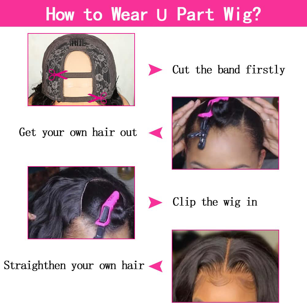 Half hotsell wigs tutorial