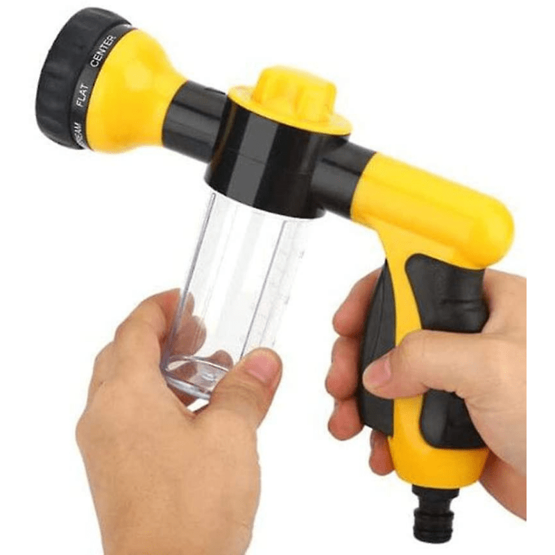 Foam Sprayer 3 Nozzle 1.5 2L Car Wash Foam Watering Can Car Wash Sponge  Wash Towel 30X40CM Drying Cloth Hand Pump Spray Bottle - AliExpress