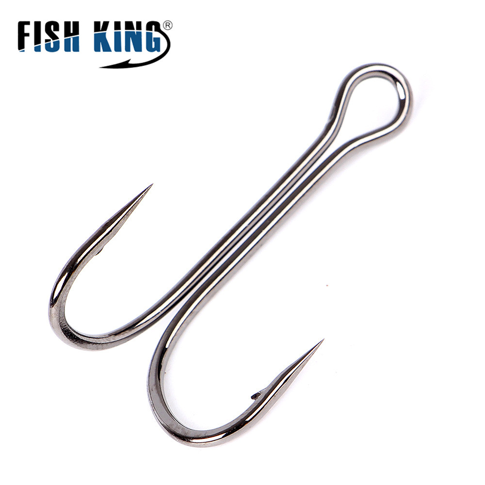 FISH KING 10-30Pcs Carp Fishing Hook High Carbon Steel Fishhook