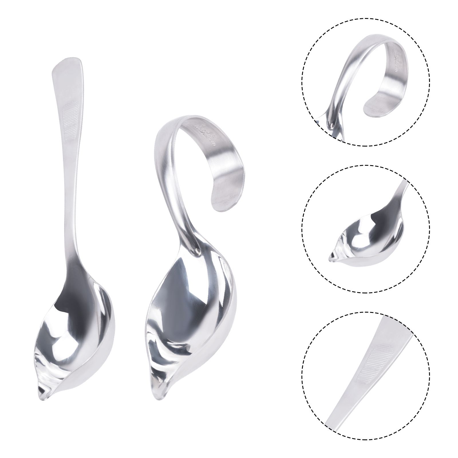 Stainless Steel Sauce Spoon Sauce Ladle With Pouring Spout - Temu