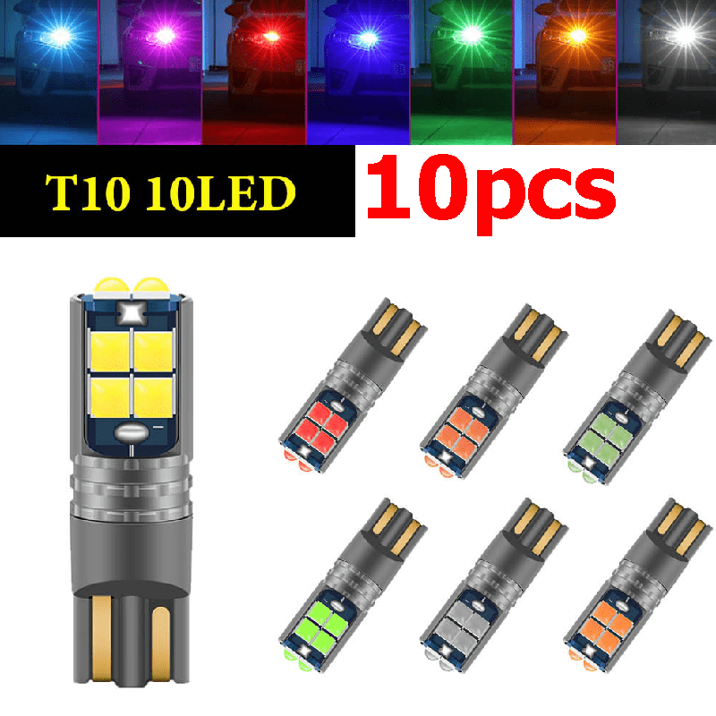 New T10 3030 10smd Reading Dome Light Instrument Plate Lamp - Temu