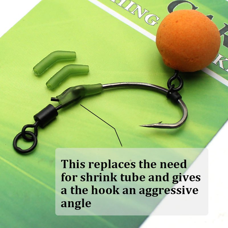 30pcs Anti-* Carp Fishing Sleeve with Helicopter Rig Tubing, Hook Swivel  Connector, and Line Protection