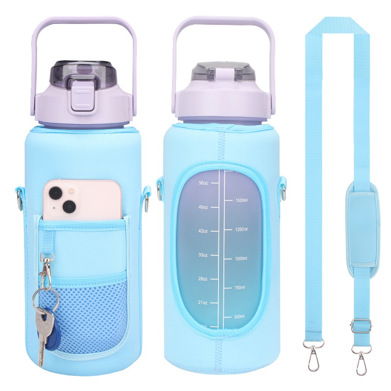 Jumbo Plastic Water Bottles with Straws, 35 oz.