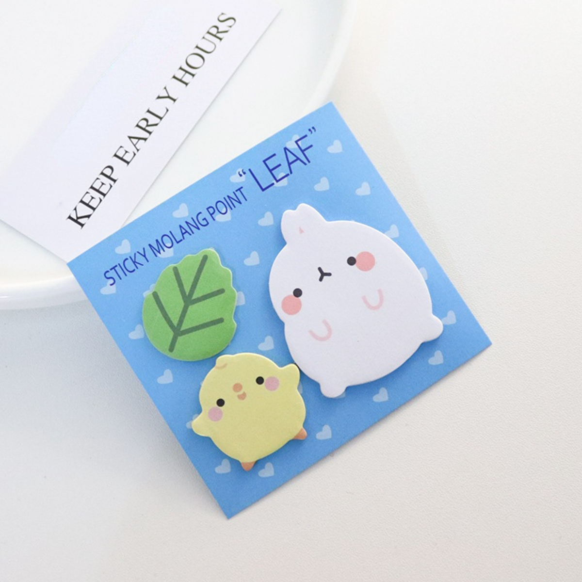 Molang Rabbit Post-it Memo Pad - Yellow  Kawaii school supplies, Cute  school supplies, Cute school stationary