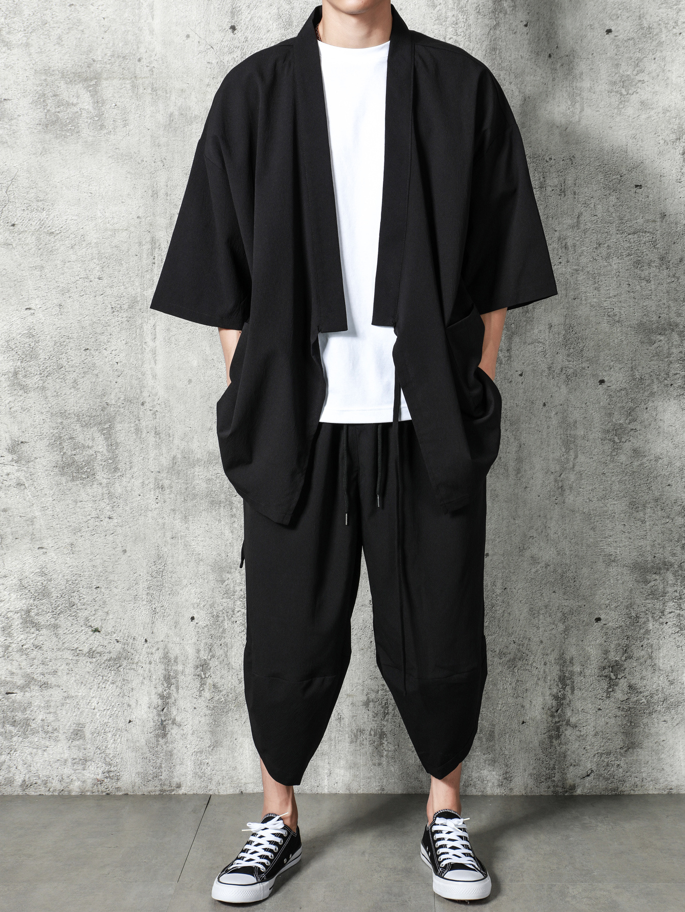 Conjunto Ropa Tradicional Hombres Incluye Chaqueta Kimono - Temu