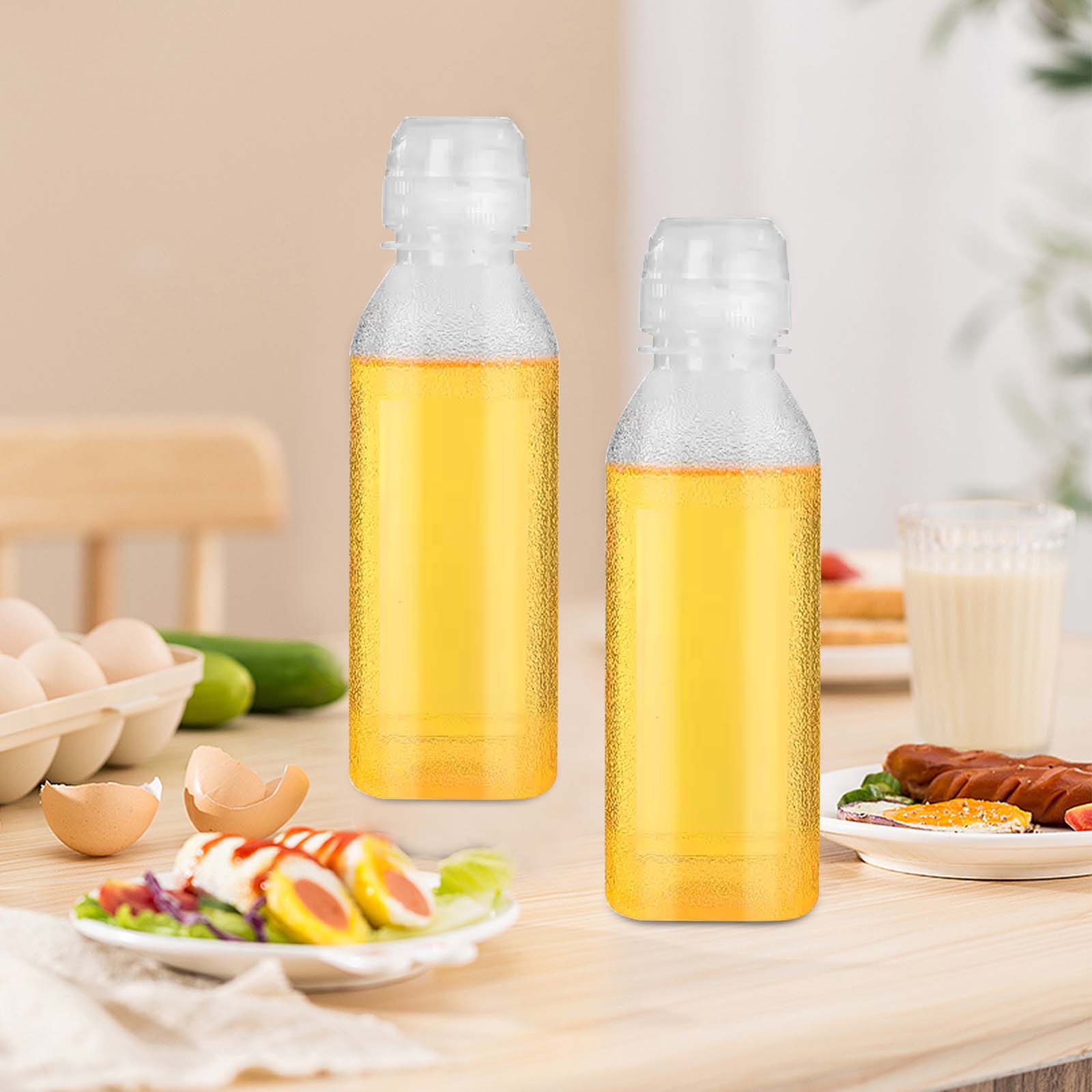 Squeeze Sauce Bottle Leak Proof Refillable Condiment - Temu