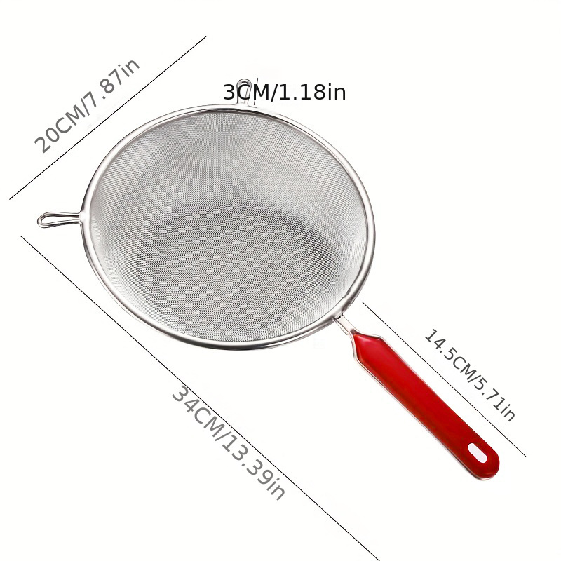 2 pièces en acier inoxydable tamis de filtre de jus de lait de soja  cuillère de filtre ustensiles de cuisine placage à l'or