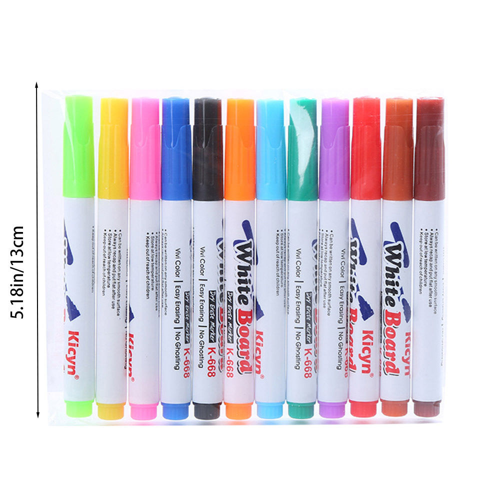 8/12pcs Magical Water Painting Pen Whiteboard Markers Floating Ink Pen  Doodle Water Pens Montessori Early Education Toy Art Supplies Christmas,  Thanks
