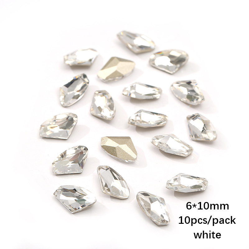 Sparkle Clear Rhinestones 3d Heart Axe Egg Rectangle And - Temu