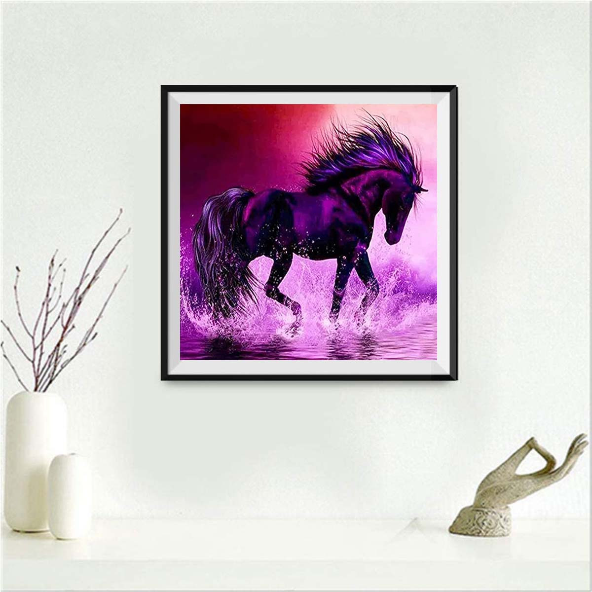 Snowflake Horse Animal, 5D Diamond Painting Kits