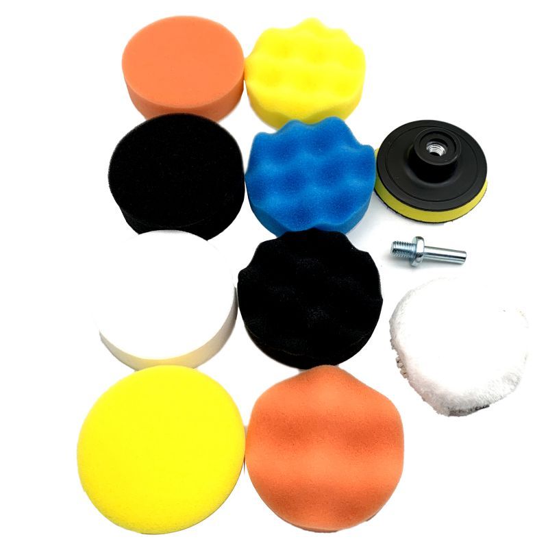 New Car Polishing Kit Self Adhesive Buffing Waxing Sponge Wool Wheel Polish  Pad For Car Polisher Drill Adapter Detail Cleaning From Xselectronics,  $6.07