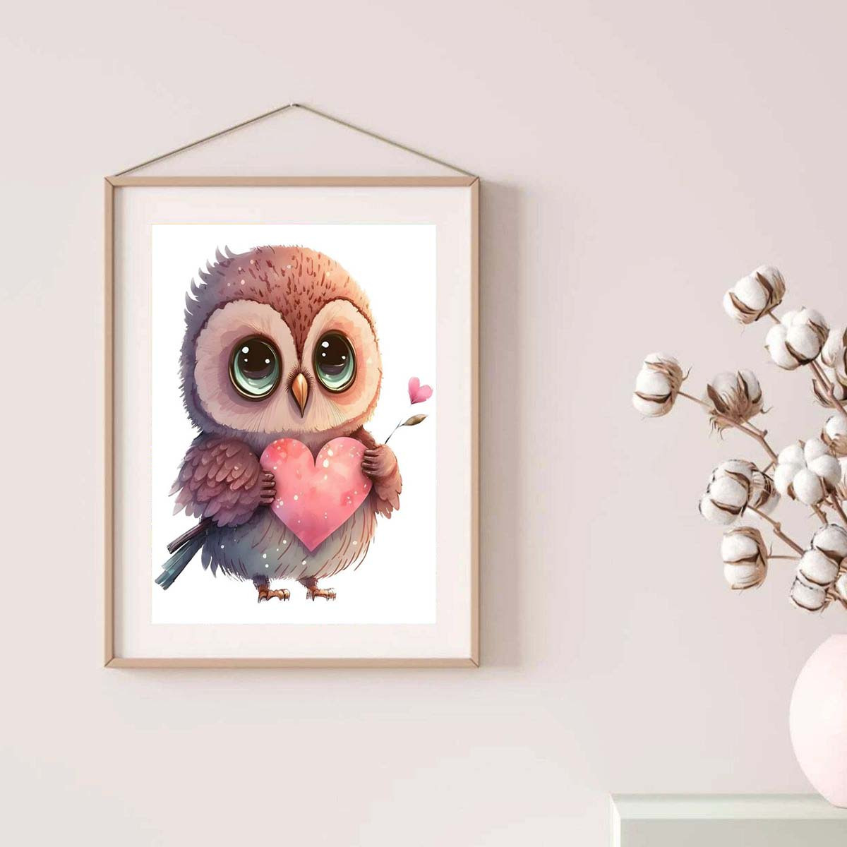 Cute Baby Owl, 5D Diamond Painting Kits