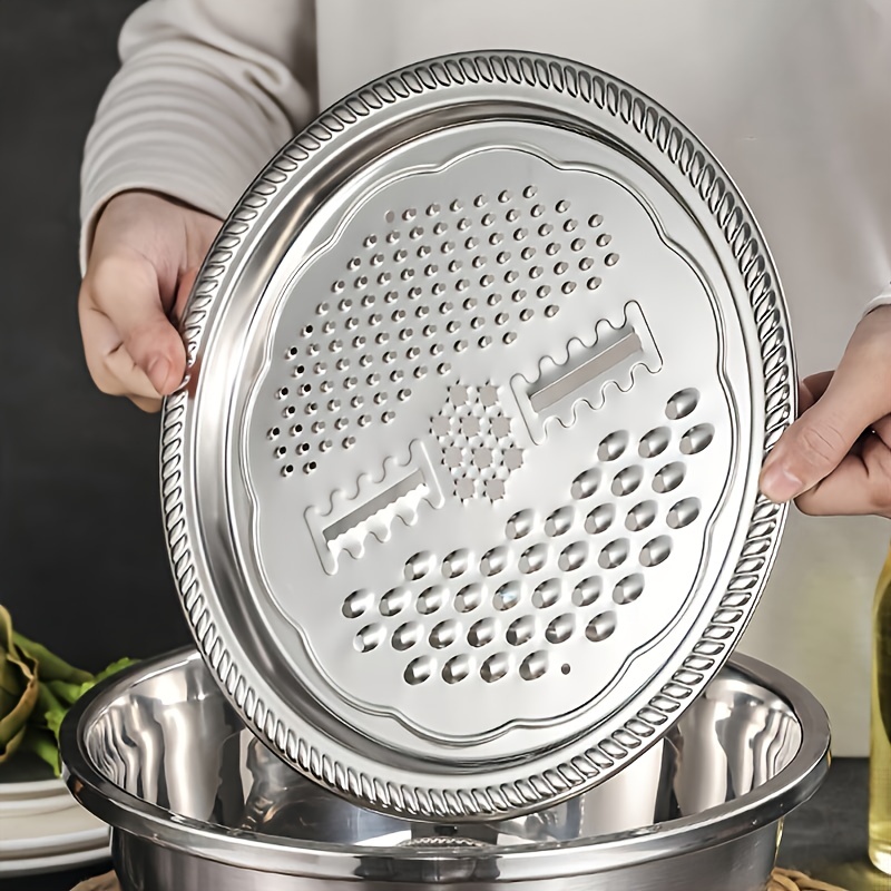 Multifunction Stainless Steel Basin Grater  Grater, Kitchenware set,  Vegetable slicer