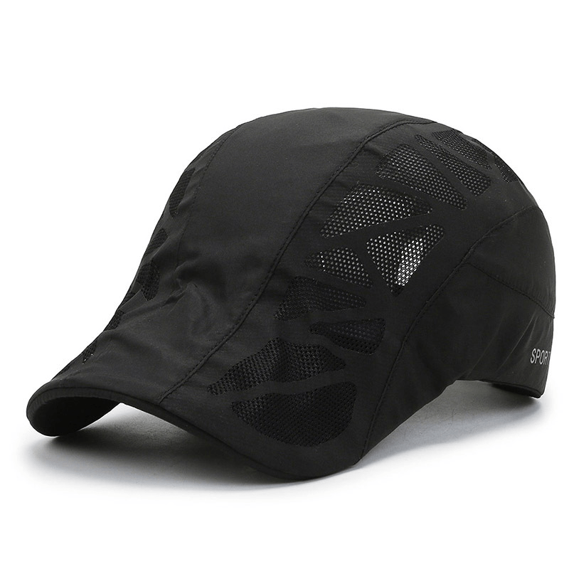 Gorros de malla transpirable para hombre, gorra plana ajustable, para  exteriores, regalo para padre huangjie