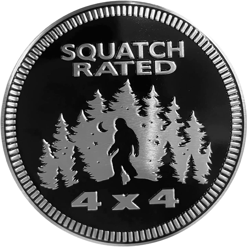 Squatch American Flag Badge bewertetes Auto-Emblem, 4 x 4 Metall-Automotive- Abzeichen, 3D-Metall-Auto-Abzeichen, runde Emblem-Aufkleber, Auto-Abzeichen-Aufkleber  - Temu Germany