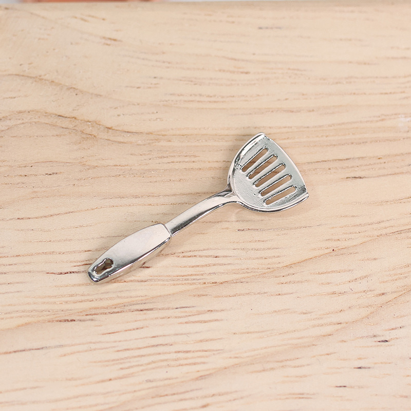 Real Mini Food Cooking Metal Spoon & Folk Set