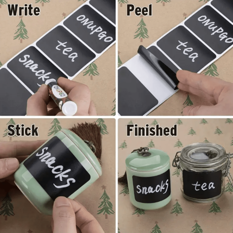 120pcs Chalkboard Labels For Storage Bins, Waterproof Mason Jar Labels, Chalk  Labels For Containers, Reusable Chalk Labels For Mason Jar, Parties Deco