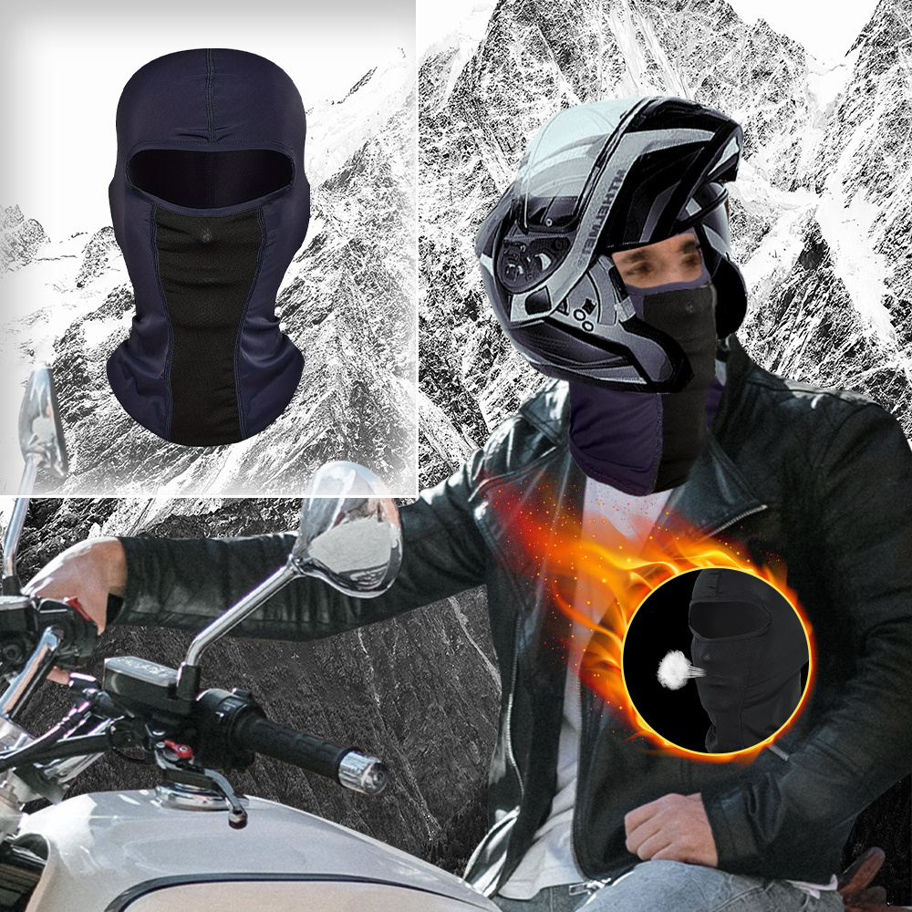 1pc Balaclava Full Face Mask Uv Protection Ski Sun Hood Tactical