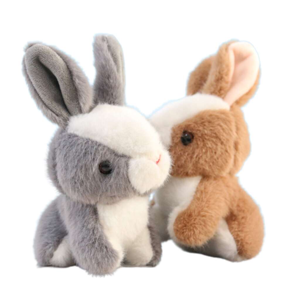 Cute Rabbit Plush Bag Charm, Stuffed Bunny Keychain