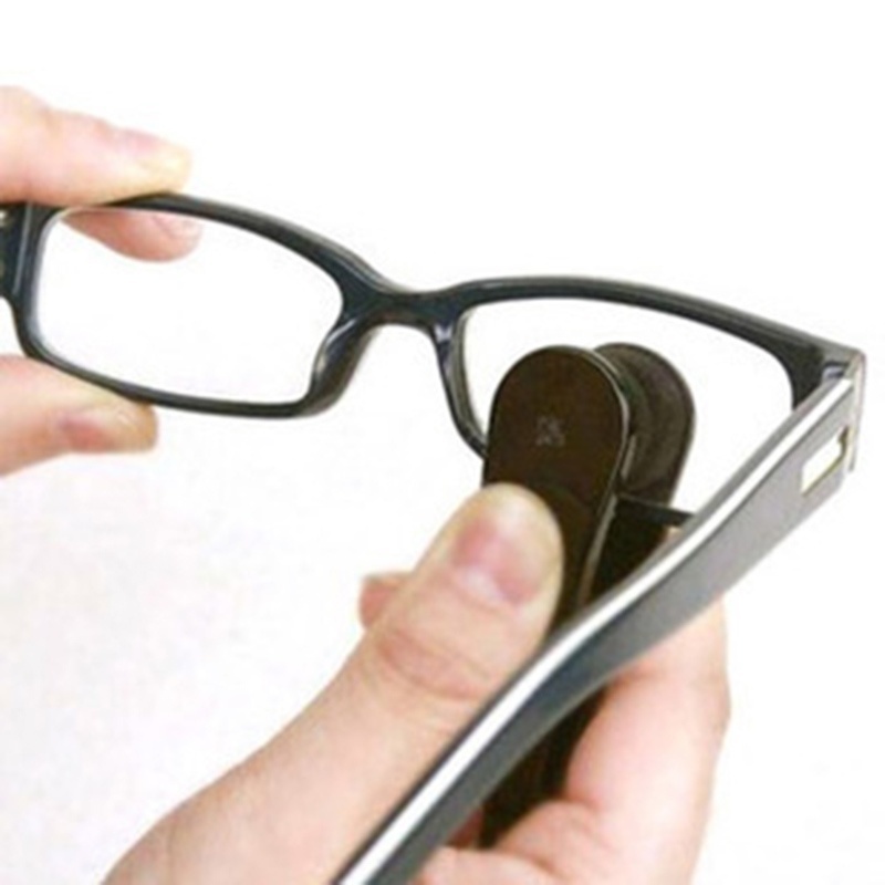 Mini Microfiber Glasses Eyeglasses Cleaner Eyeglass Cleaner Spectacles Cloth Cleaner Cleaning Clip Microfiber Mini Sunglasses Cleaner Eye Glasses