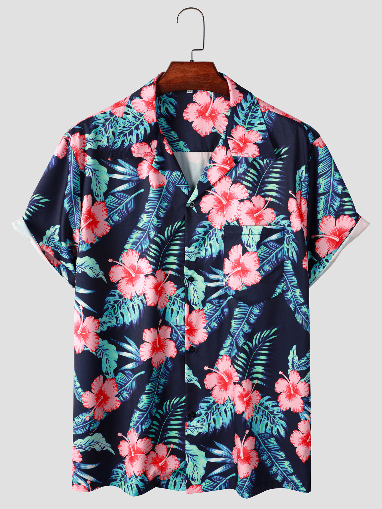 Flower Print Shirt - Temu
