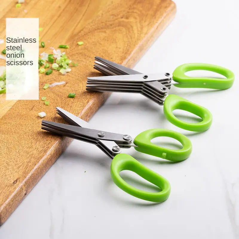 5 Layers Stainless Steel Kitchen Shears Perfect For Chopping - Temu