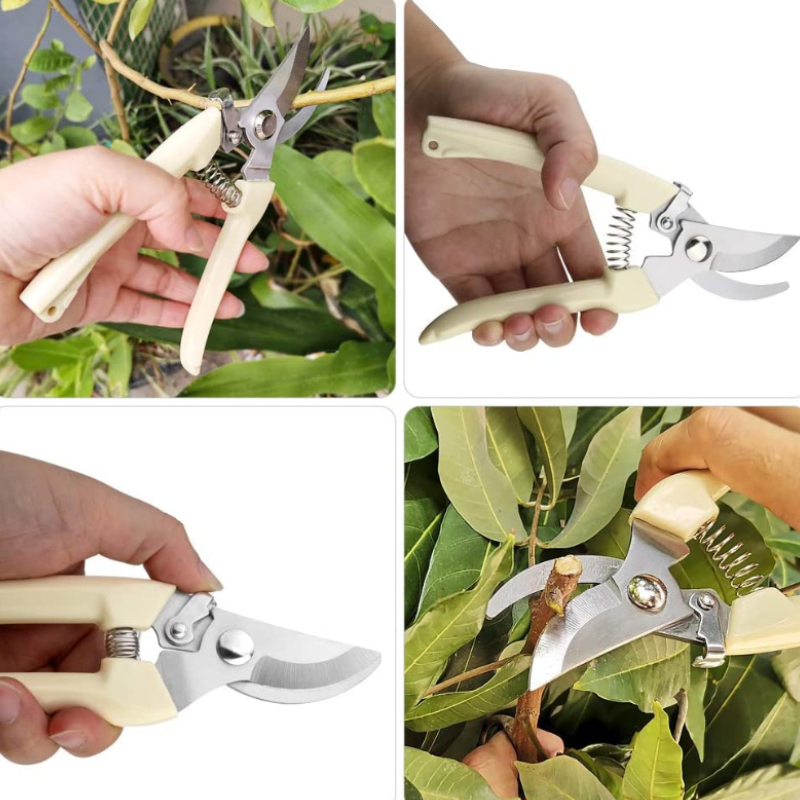  Premium Bypass Pruning Shears ， Secateurs, Scissors, Pruners  with Heavy Duty SK5 Blade. Soft Cushion Grip Handle for Everyone : Patio,  Lawn & Garden