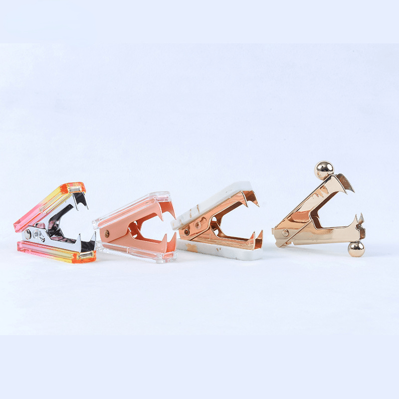 Upgrade Office Supplies Stylish Rose Gold Acrylic Staple - Temu