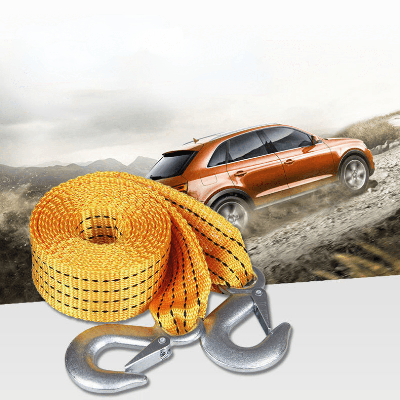 Heavy-Duty Car Trailer Rope With Eagle Hook - 118.11inch, 157.48inch &  196.85inch Lengths - Perfect For SUV !