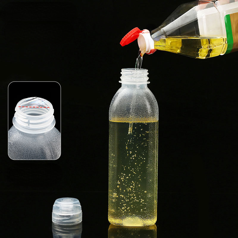 1pc, Oil Bottle, Condiment Squeeze Bottles, Oil Squeeze Bottle, Plastic  Condiment Squeeze Bottles With Squeeze Top, Kitchen Oil Squirt Bottle