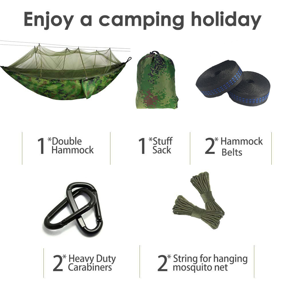 Ultralight Mosquito Net Hammock for Camping