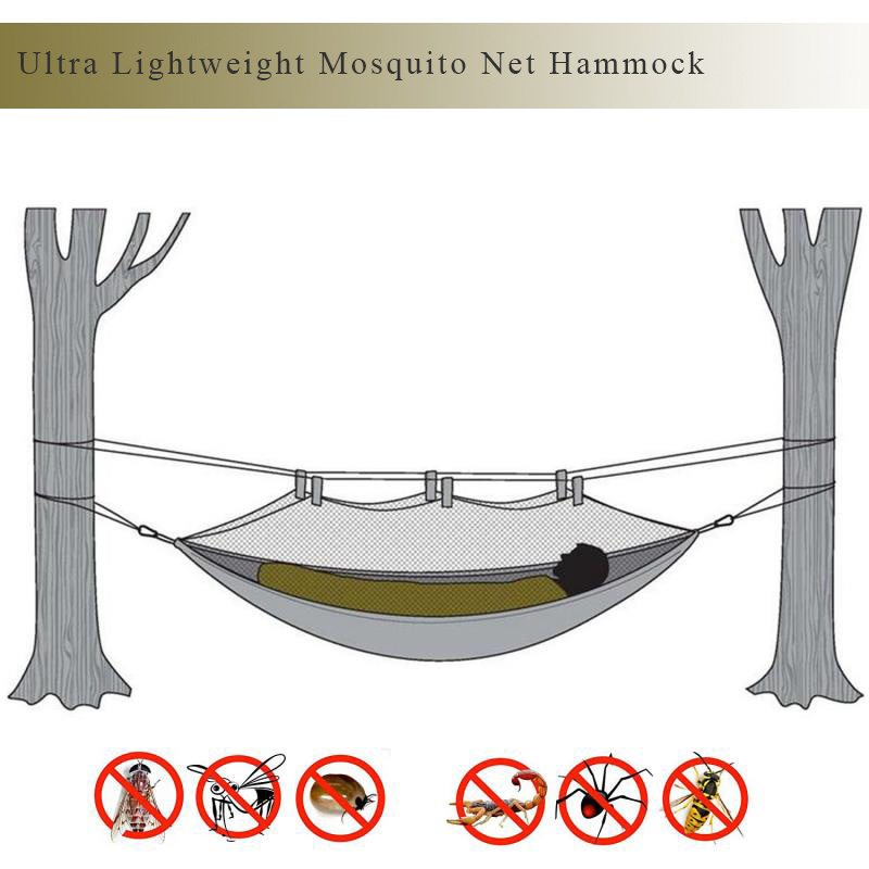 Ultralight Mosquito Net Hammock for Camping