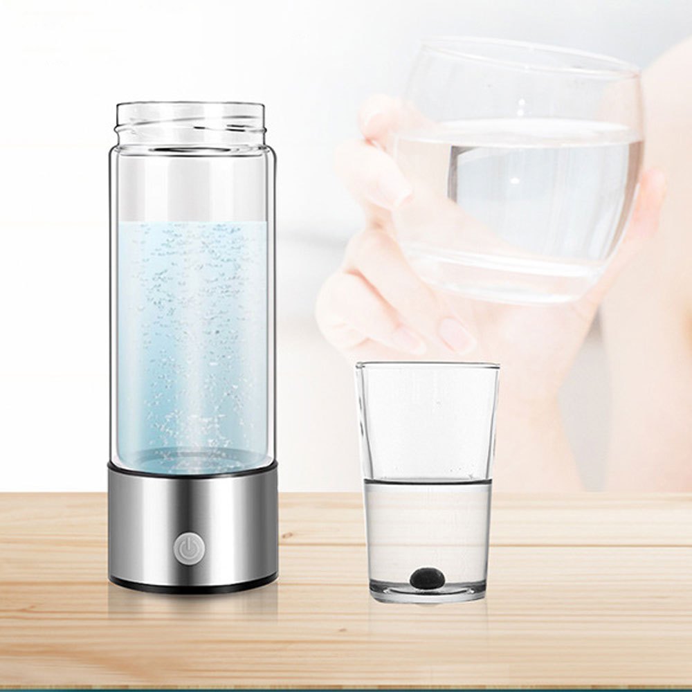 420ML Rich Hydrogen Water Generator Electrolysis Energy Hydrogen-rich  Antioxidant ORP H2 Water Ionizer PP Healthy Bottle Cup 