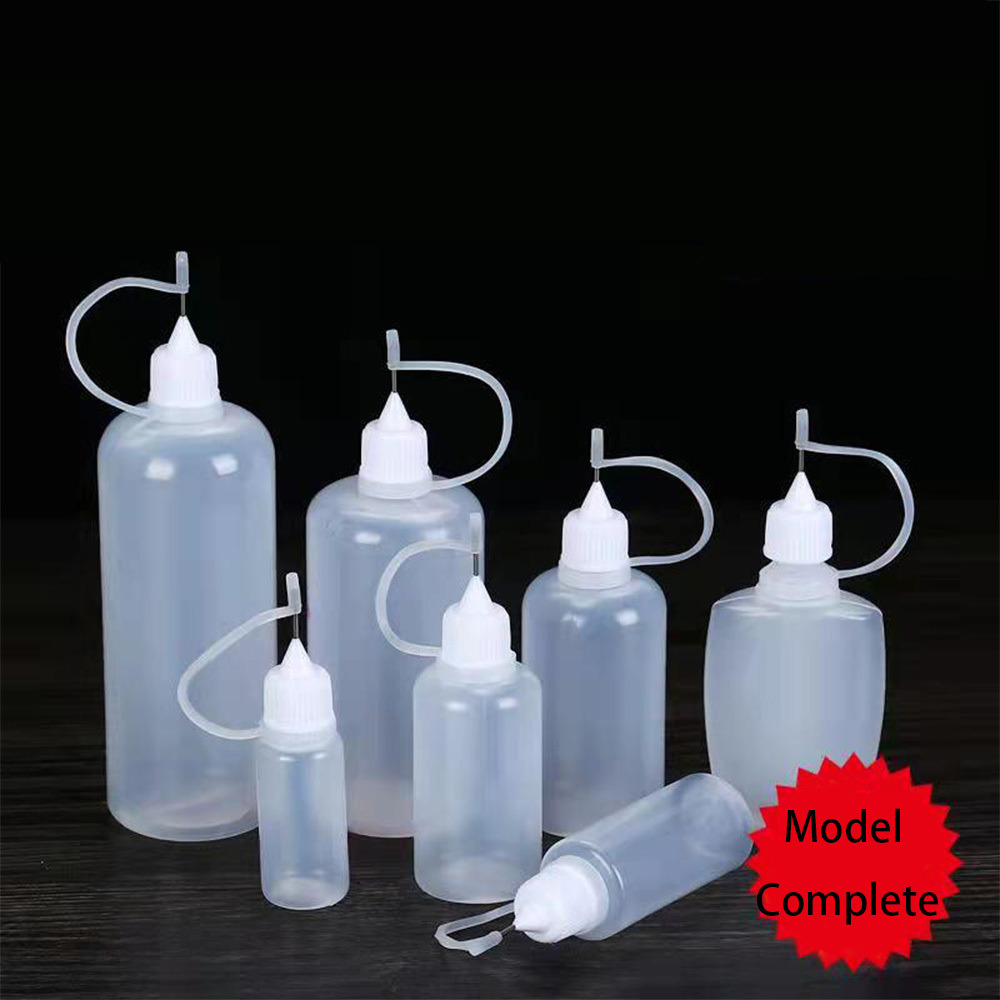 Vial Small Container Drop Bottles Pe Glue Applicator Bottle Temu