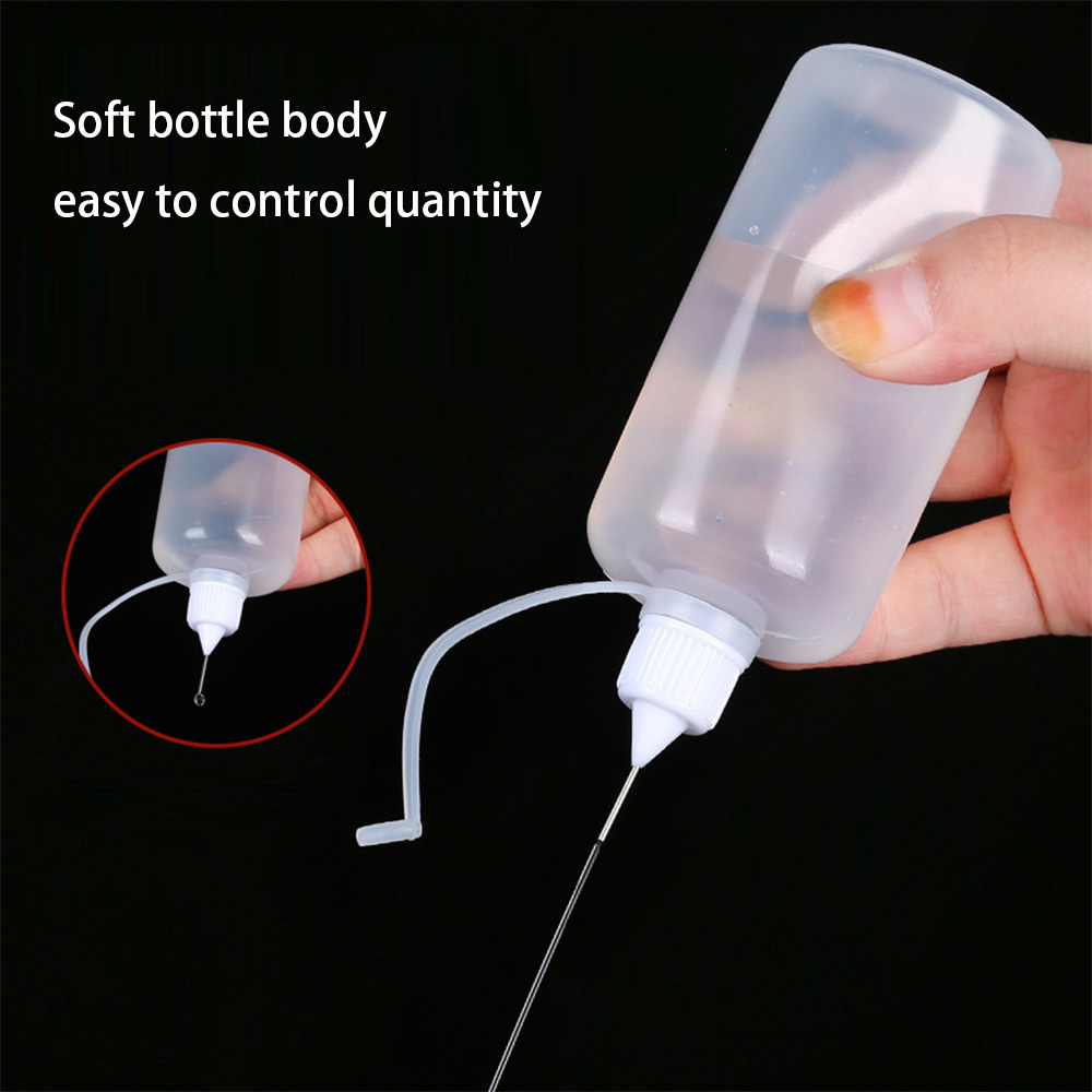 Vial Small Container Drop Bottles Pe Glue Applicator Bottle Temu